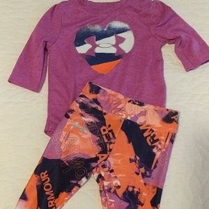 Baby girl Under Armour set